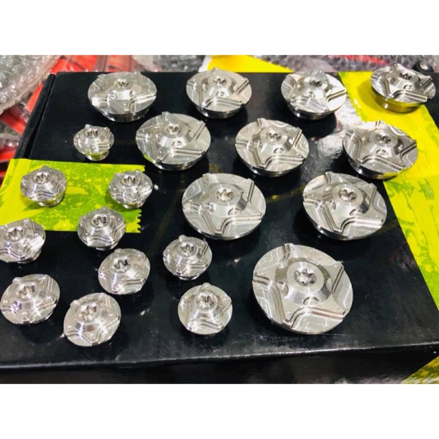Ốc mâm lửa đầu sao 2 tầng CNC