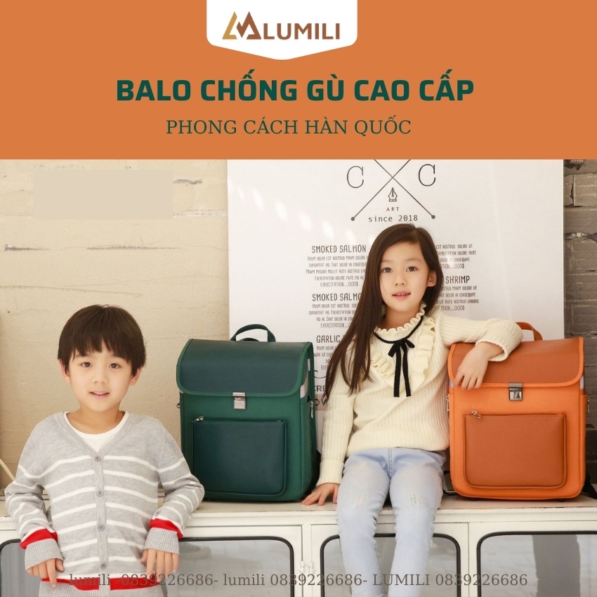 Balo chống gù hàn quốc, cặp chống gù phong cách balo học sinh chông gù chống cận cho bé phù hợp cho trẻ  cấp 2 tiểu học