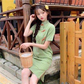 Sườn xám phong cách Trung Hoa mẫu hot hit 2019 (hết hàng)