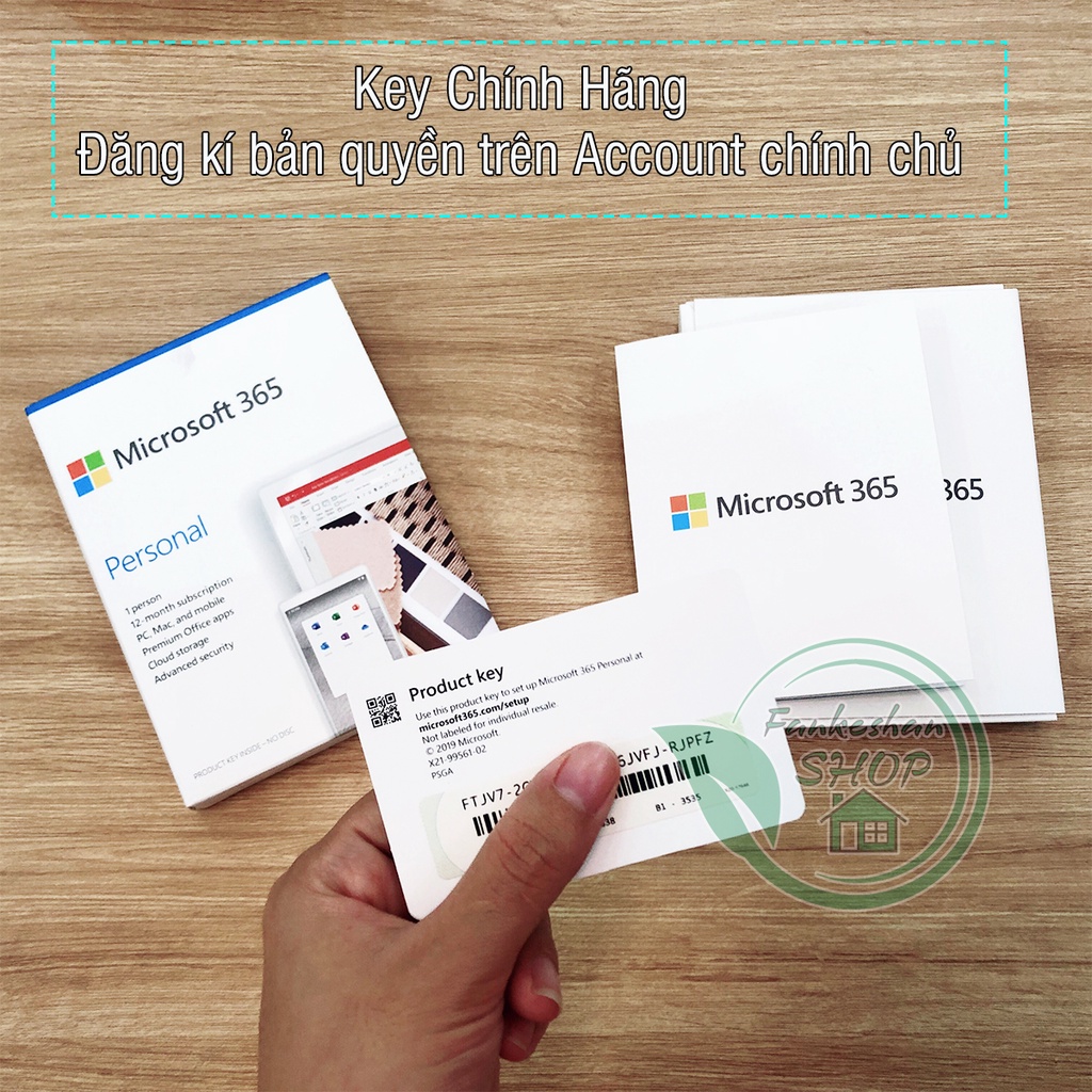 [KeyBox] Microsoft 365 Personal | 12 tháng | Dành cho 1 người| 5 thiết bị/người | Trọn bộ ứng dụng Office | 1TB lưu trữ
