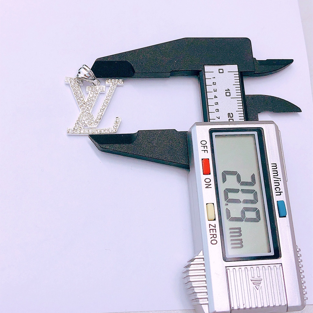 Mặt dây chuyền bạc ta nạm đá tinh tế siêu đẹp - Bạc Bibi silver