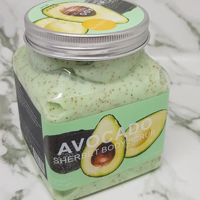 Tẩy Tế Bào Chết Body Hương Bơ Sáng Mịn Da Dưỡng Ẩm Thái Lan Beauty Buffet Scentio Avocado 350ml