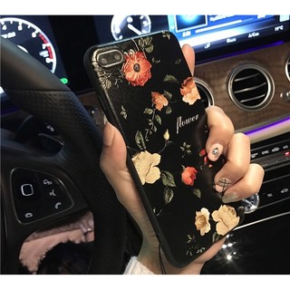 Ốp lưng 4D - Hoa Luxury Đen -  Iphone 5/5s/6/6s/6+/6s+/7/8/7+/8+