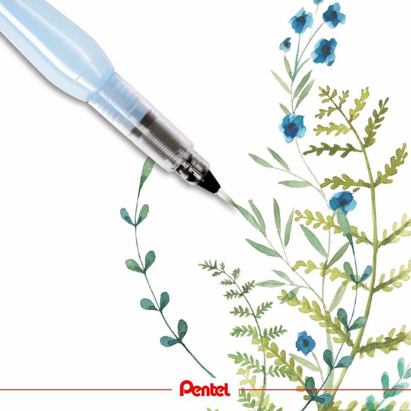 Pentel FRH | Cọ Vẽ Màu Nước Chuyên Nghiệp | Đầu Mềm Và Dai | Thay Thế Cọ Vẽ Thông Thường| Pentel Brushpen