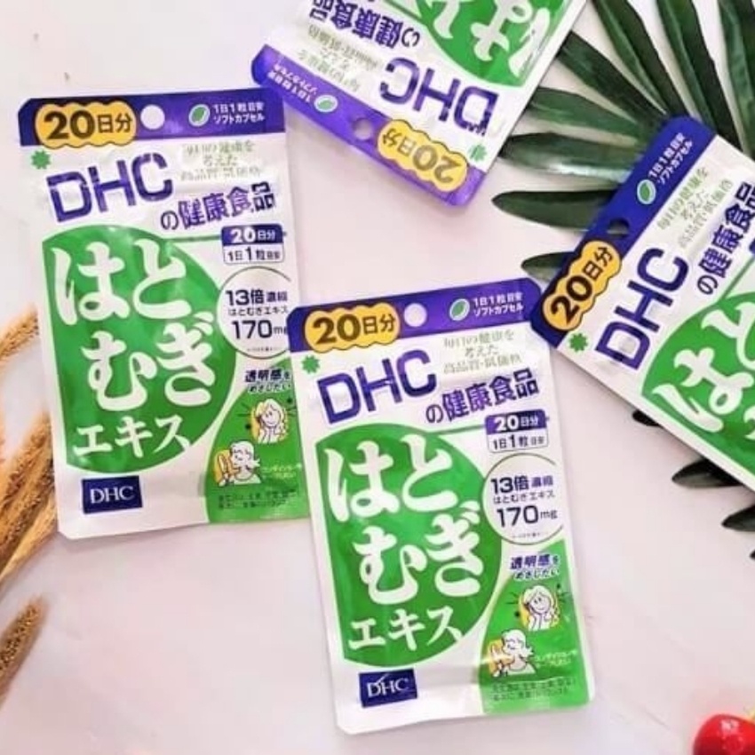 Viên Uống Trắng Da DHC Nhật Bản Chiết Xuất Hạt Coix Làm Trắng, Mịn Và Ngăn Ngừa Khô Nứt Da, Giàu Chất Dinh Dưỡng | Thế Giới Skin Care