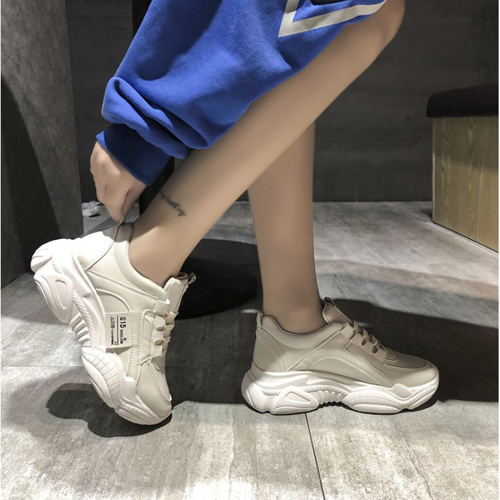 Giày Sneaker Nữ Hàng Chất Đẹp MS49(Trắng)