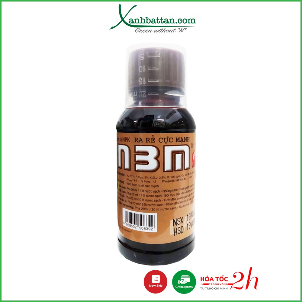 Phân Bón Lá Kích Rễ N3M Loại 100 ml