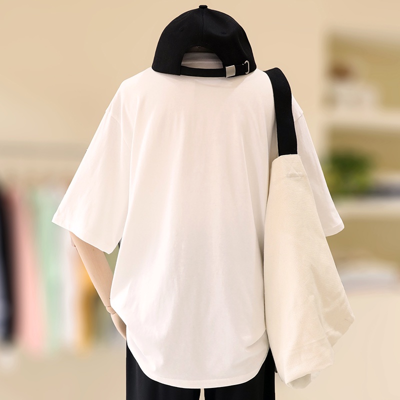 NRVP Áo Thun Tay Ngắn Cổ Tròn Thời Trang Mùa Hè Phong Cách Hàn Quốc 2022 Cho Nam Và Nữ