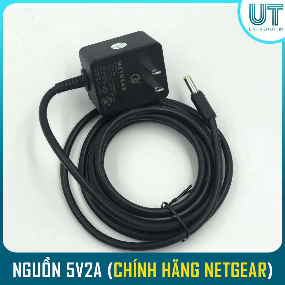 Nguồn Adapter Xịn 5V2A 5.5x2.1 DC - Có thể bost dòng lên 4A  ( Hãng Netgear )