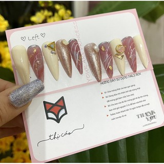 Móng up thiết kế hàn quốc siêu cute