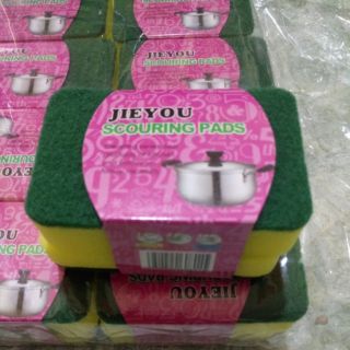Combo 2 miếng mút rửa chén - 2 MẶT CƯỚC XANH VÀ MÚT