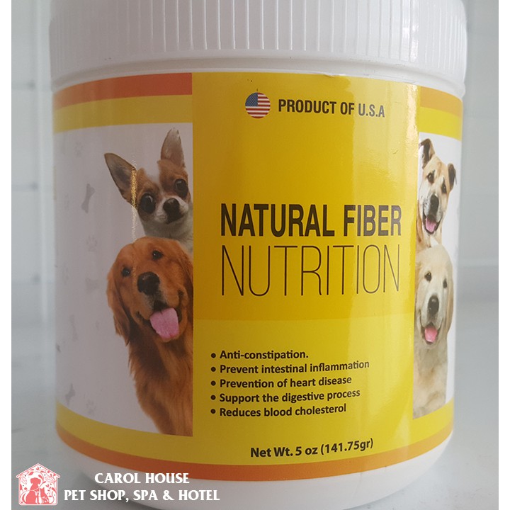 Natural Fiber Pet Nutrition - Chất Xơ Hòa Tan Giúp Cải Thiện Đường Ruột Và Ngăn Ngừa Táo Bón Cho Chó