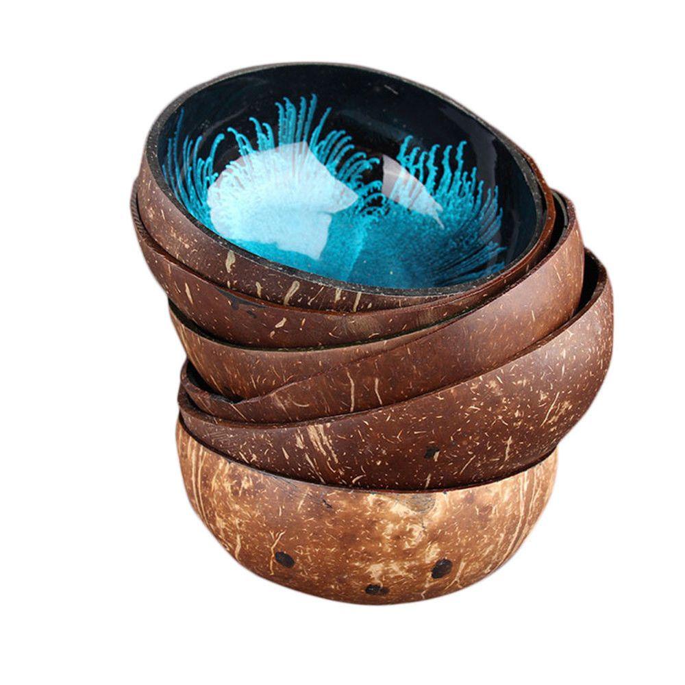 Tô Đựng Kẹo Bằng Vỏ Dừa Phong Cách Mosaic Độc Đáo Trang Trí Nhà Cửa