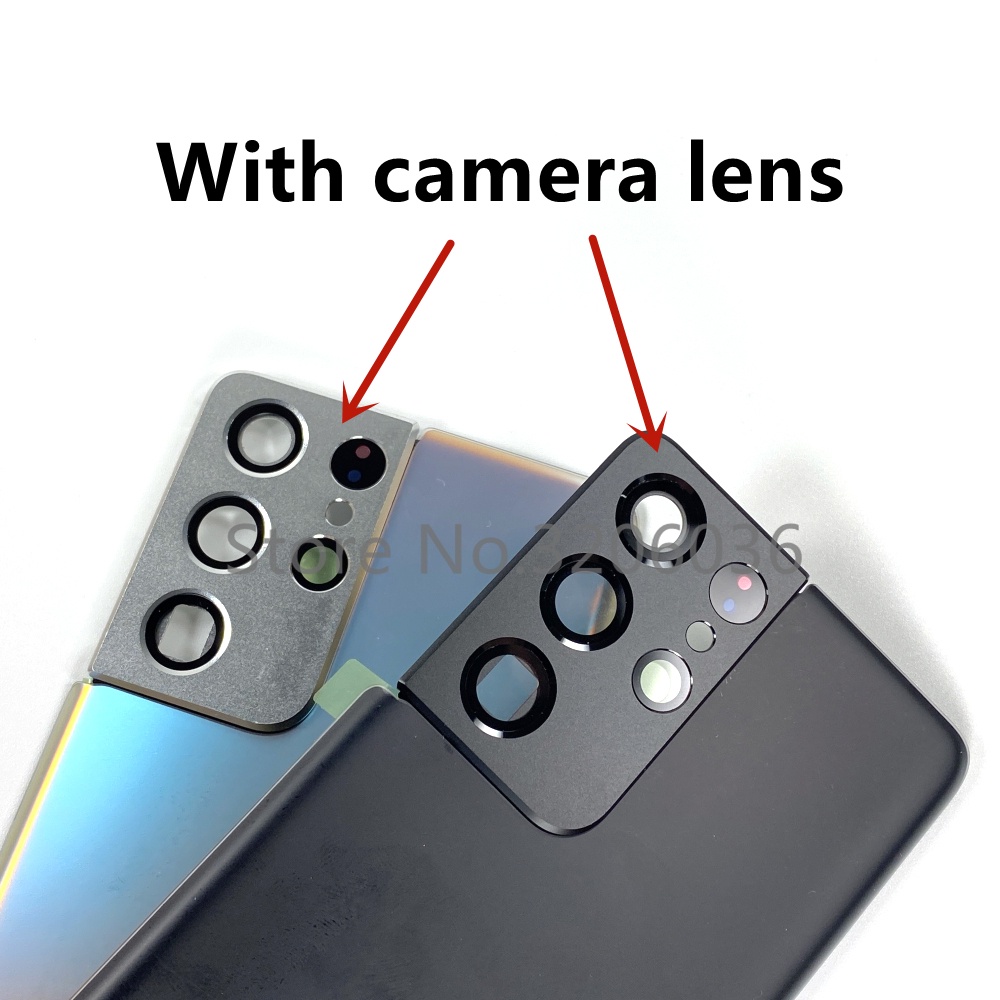 Mặt Lưng Nắp Đậy Pin + Dụng Cụ Thay Thế Chuyên Dụng Cho Samsung Galaxy S21 Ultra G998 G998F G998F / DS G998B 5G