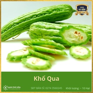 Hạt Giống Khổ Qua Xanh Vino 606 2g/Gói - Sinh Trưởng Mạnh, Kháng Bệnh Virus Rất Tốt, Khả Năng Đậu Trái Cao, Ăn Ngon