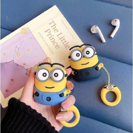 Case Vỏ Bao Airpods Đựng Tai Nghe Airpod 1 2 3 Cover i11, i12. Hình Minion Đáng Yêu