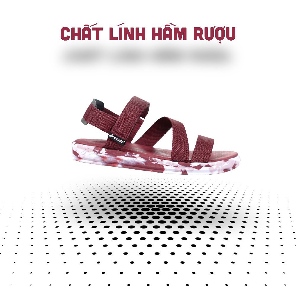 TẾT🌺 <3 Giày Sandal Shat Saado Camo Hồng Mận Siêu Nhẹ > . new ‼️ . new ! <3 🇻🇳 2020 : : ' Chuẩn ^ ` ^ ' ' ༧ , ' :