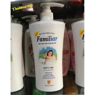 Sữa tắm Familiar tinh chất sữa dê,chai 1Lít