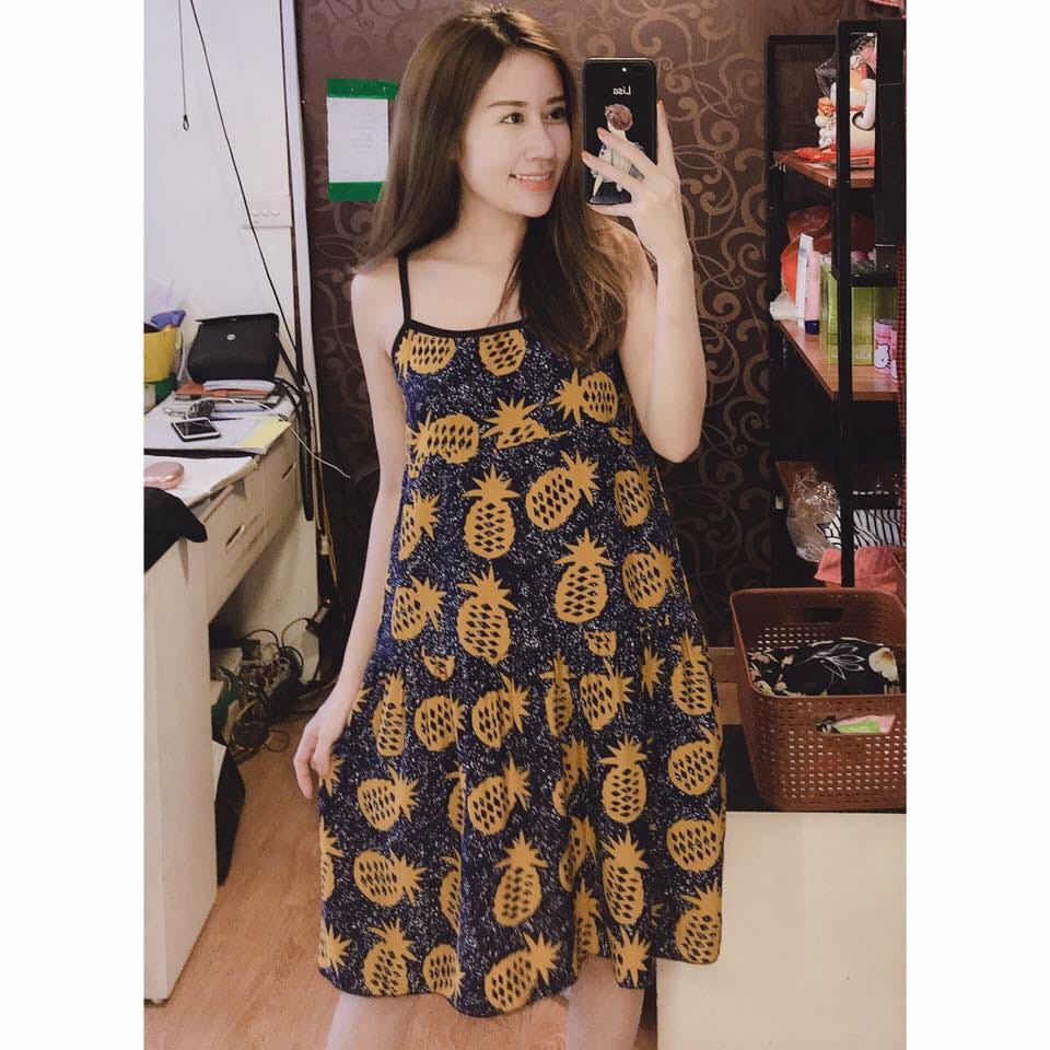 Váy Lanh 2 Dây Chất Mát Nhiều Mẫu Xinh Duyên Dáng