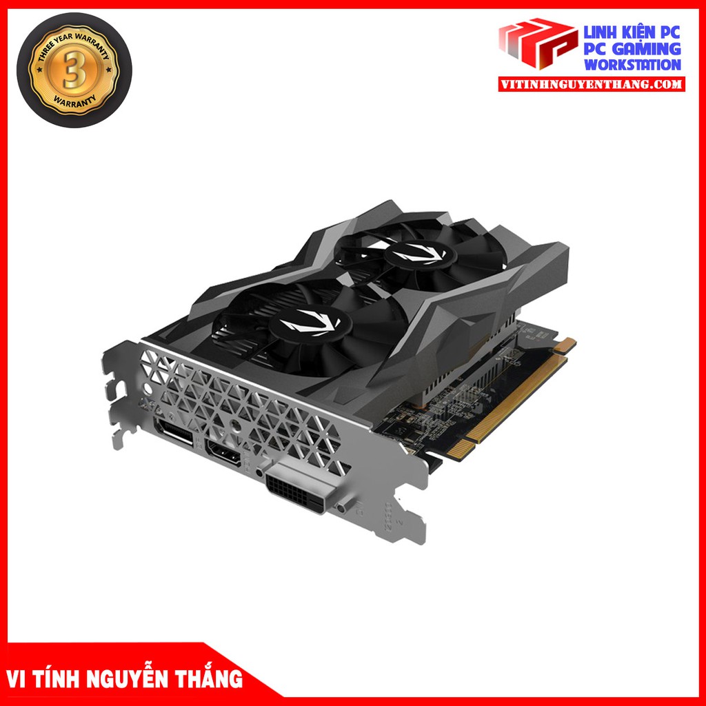 VGA CARD MÀN HÌNH ZOTAC GTX 1650 4G GDDR6 AMP GAMING GEFORCE NEW | WebRaoVat - webraovat.net.vn