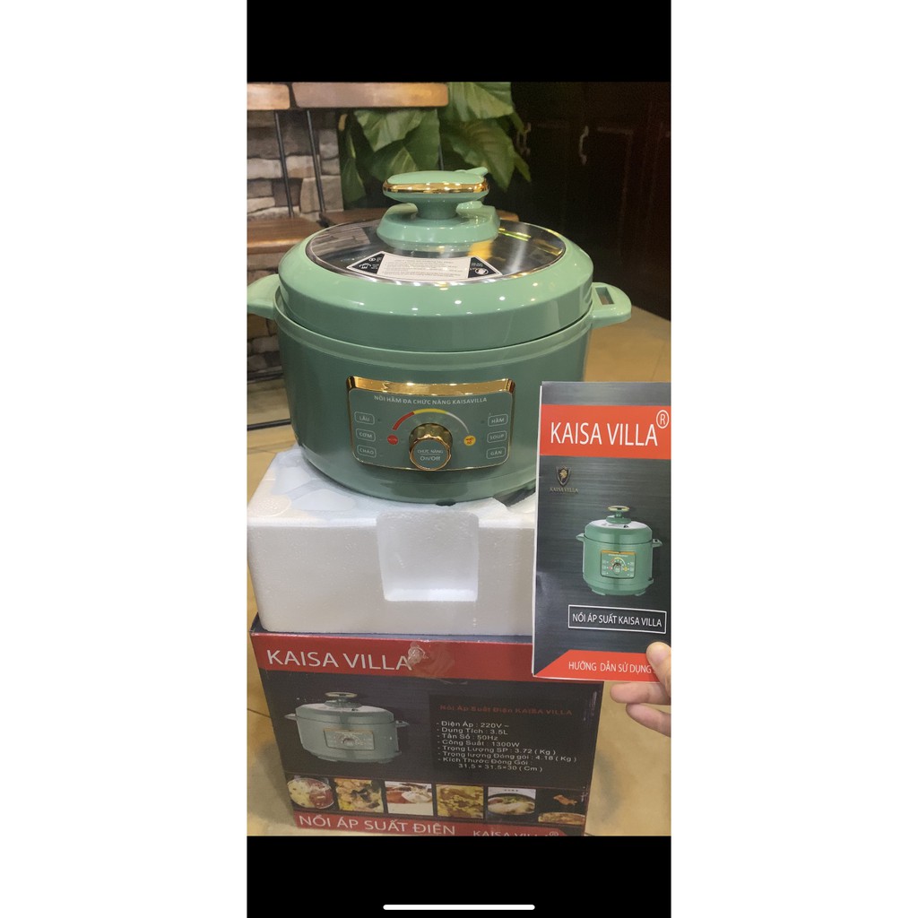 NỒI ÁP SUẤT/ NỒI HẦM CHÁO/ NINH XƯƠNG/ NẤU CƠM KAISA VILLA 3.5L KV-9031