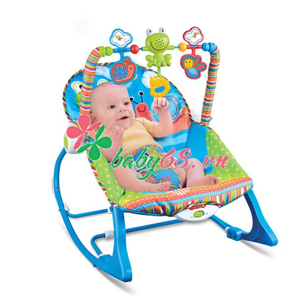 Ghế bập bênh và rung Ibaby Rocker 68126