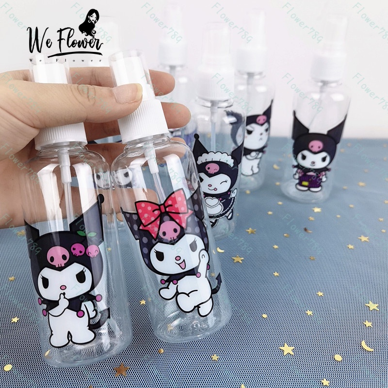 We Flower [Hàng mới về] Chai rỗng đựng dung dịch dạng xịt dung tích 100ml tiện dụng khi đi du lịch