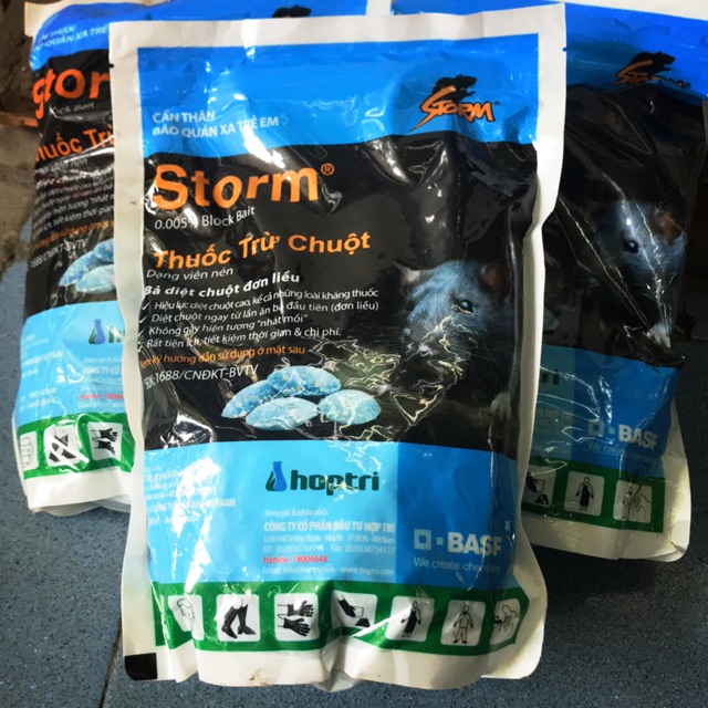 Thuốc diệt chuột dạng viên nén Storm 1kg