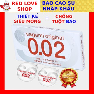 Bao cao su sagami 0.02 siêu mỏng ✅ nhật bản