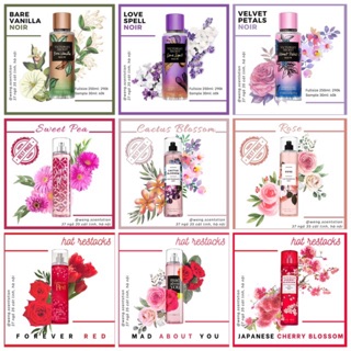 (MÙI MỚI) Link 3 - [25ML] Xịt toàn thân Bodymist Bath & Body Works và Victoria’s Secret