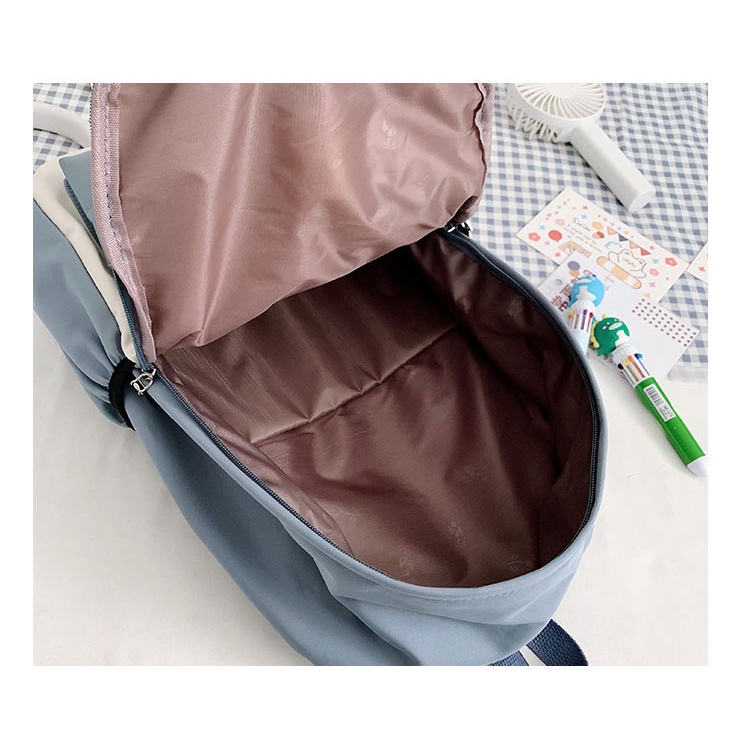 Balo Thời Trang Ulzzang Nữ, Cặp Học Sinh Sinh Viên Kèm Gấu Dễ Thương C9012-3002