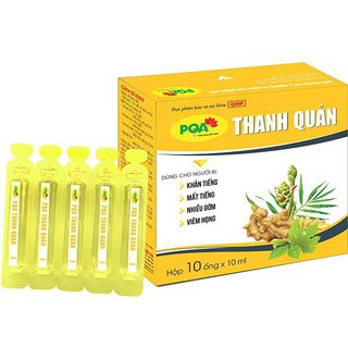 PQA THANH QUẢN dùng khi khản tiếng, mất tiếng, nhiều đờm, viêm họng