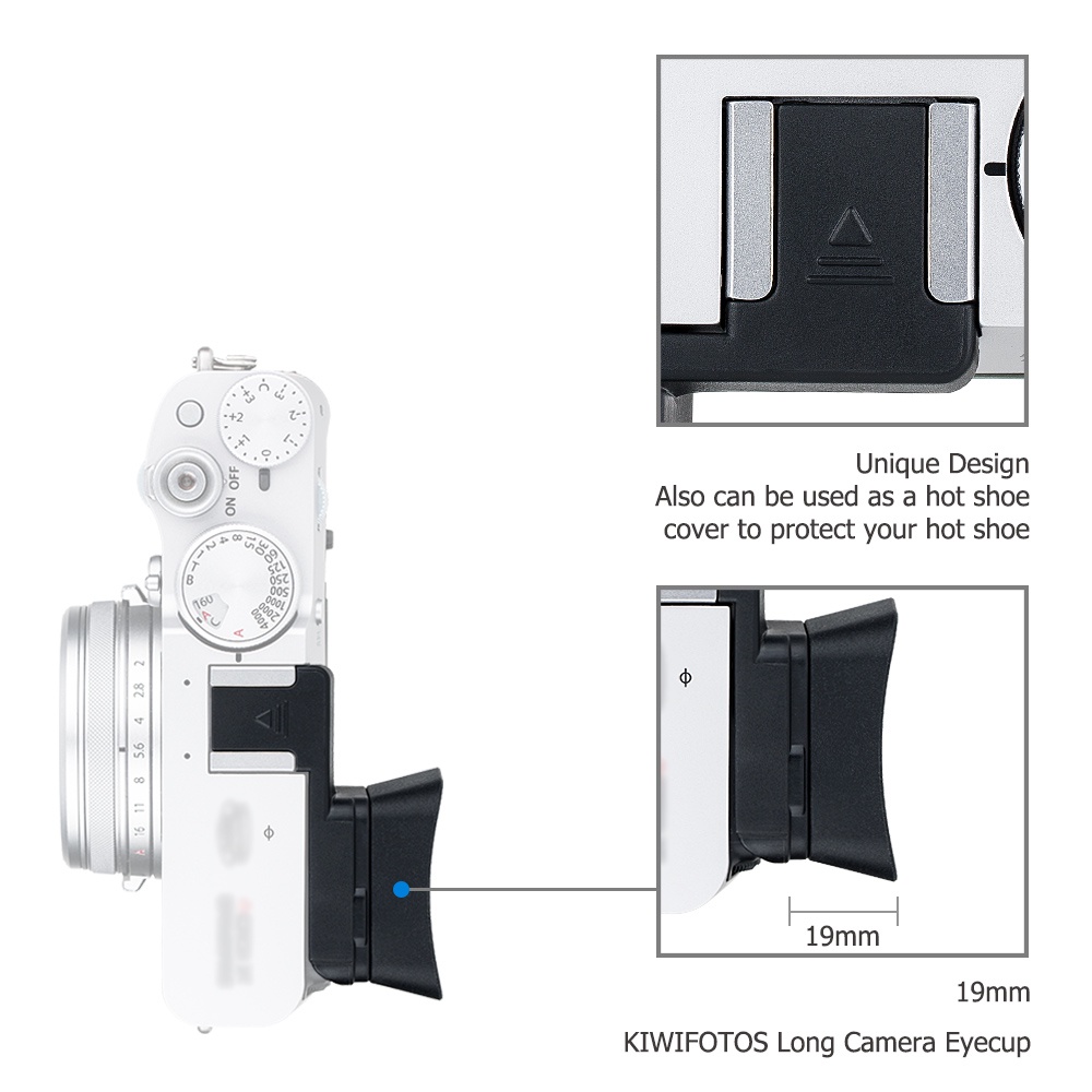 Kiwifotos KE-X100V Ngàm Gắn Kết Nối 2 Trong 1 Cho Máy Ảnh Fujifilm X100V