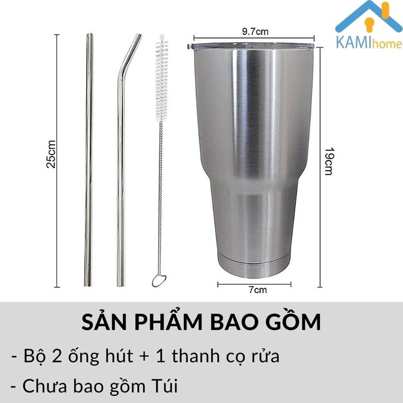 [🥤🥤🥤] Ly giữ nhiệt thái lan 900ml tặng kèm túi, ống hút và cọ rửa ly. Ly giữ nhiệt giá kho. | BigBuy360 - bigbuy360.vn