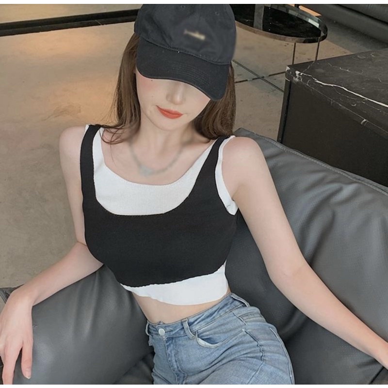 Áo croptop xanh