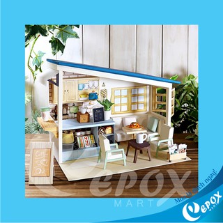 Mô hình giấy quán cafe