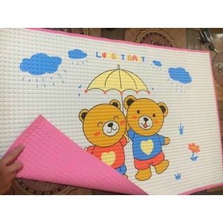 Chiếu cao su non - chiếu điều hòa cao su non cho bé thông hơi thoáng khí kích thước 60X90cm