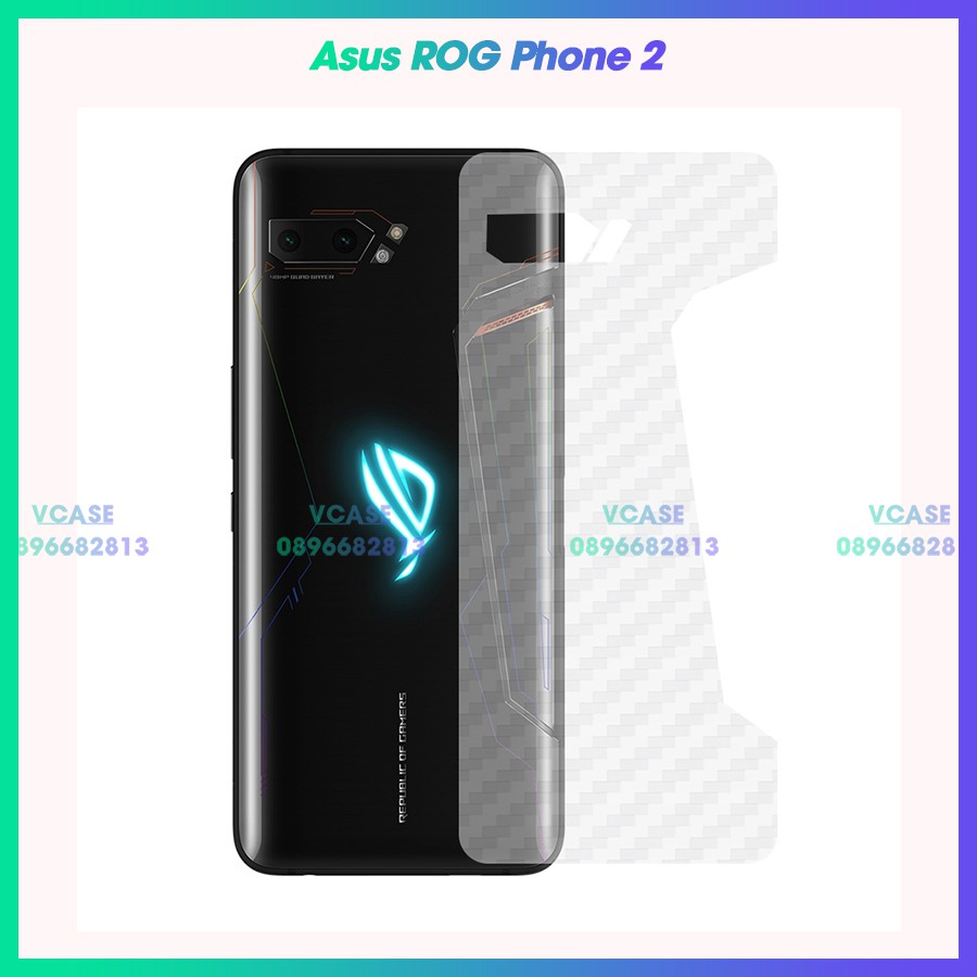 Miếng Dán Lưng Cacbon Dành Cho Asus Rog Phone 2