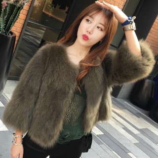 Áo khoác lông sang chảnh