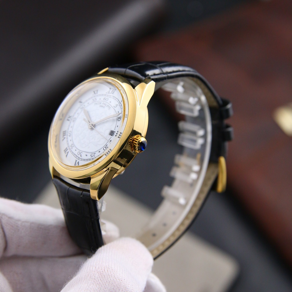 [ Siêu Phẩm 2022 ] Đồng Hồ Nam Patek Phipplipe Dây Da Cao Cấp - Kiểu Dáng Mạnh Mẽ, Sang Trọng, Thời Thượng | BigBuy360 - bigbuy360.vn