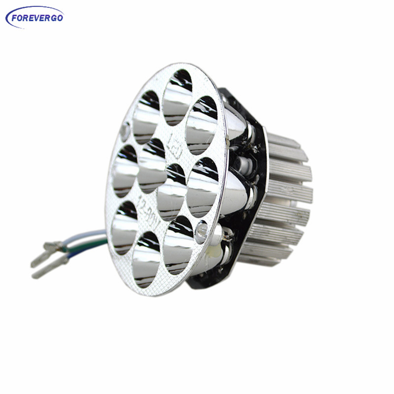 Đèn Pha 10 Bóng Led Dc 12-85v Cho Xe Hơi / Xe Máy