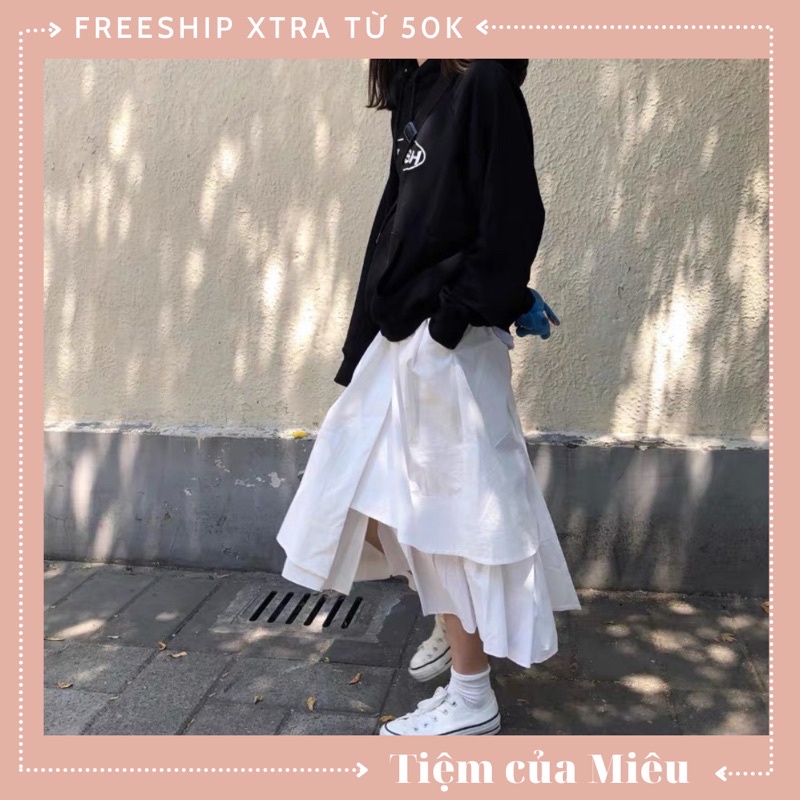 Chân váy tầng dài Tiệm của Miêu | BigBuy360 - bigbuy360.vn