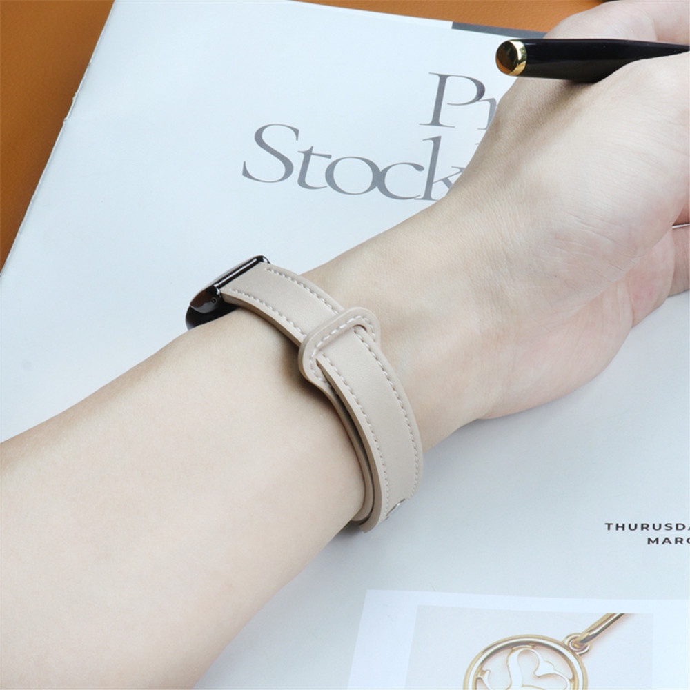 Dây Đeo Da Thay Thế Cho Đồng Hồ Thông Minh Huawei Band 6 7 8 / Honor Band 6