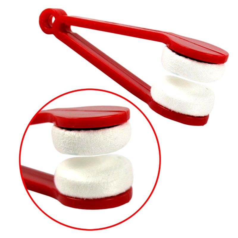 Set 5 Dụng Cụ Vệ Sinh Mắt Kính Hai Mặt Bằng Sợi Microfiber Tiện Dụng