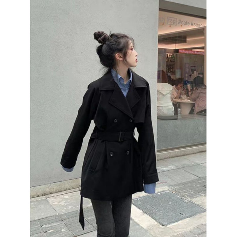 ÁO DẠ MÀU NÂU ĐEN