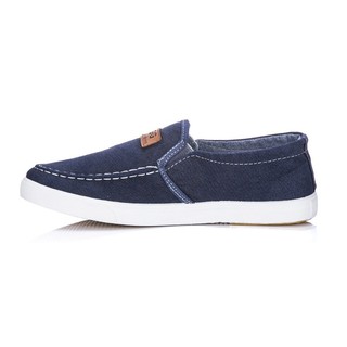 Giày Lười Vải Jean - Xanh Đậm