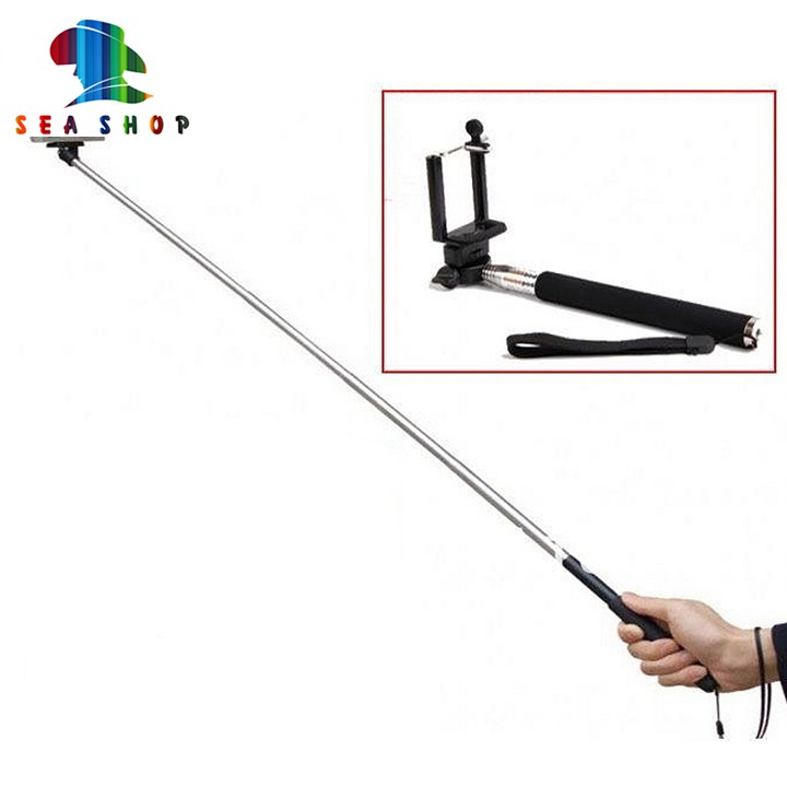 Gậy chụp hình tự sướng MonoPod chân cắm 3.5mm và chân cắm lightning dành cho iPhone và các dòng điện thoại Android