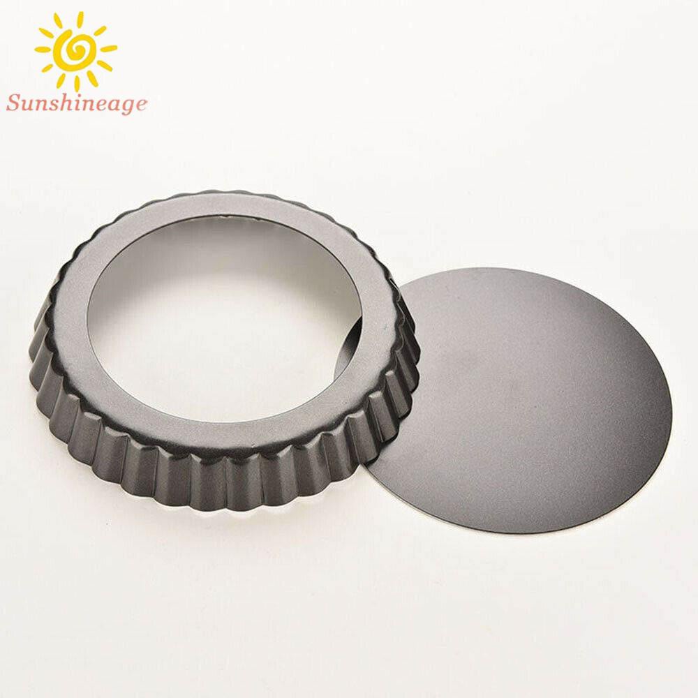 Khay Nướng Bánh Tart Bằng Thép Carbon Chống Dính Có Thể Tháo Rời