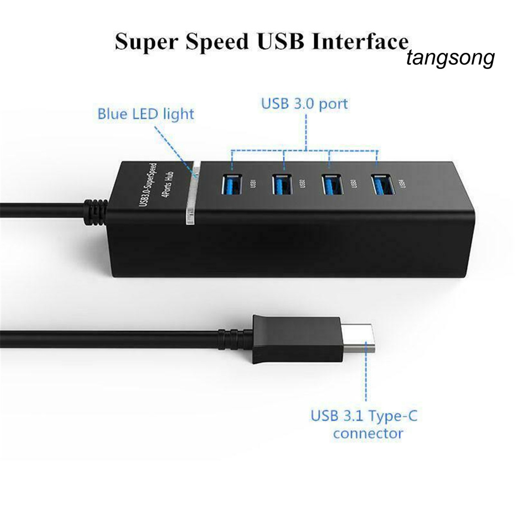 Bộ Chia 4 Cổng Usb 3.0 Tốc Độ Cao