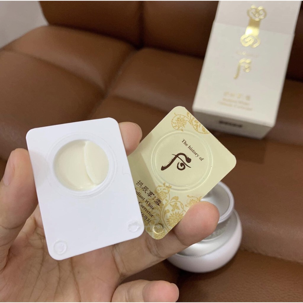 Sample Viên cao nám WHOO radiant white ultimate corrector 0,6gram